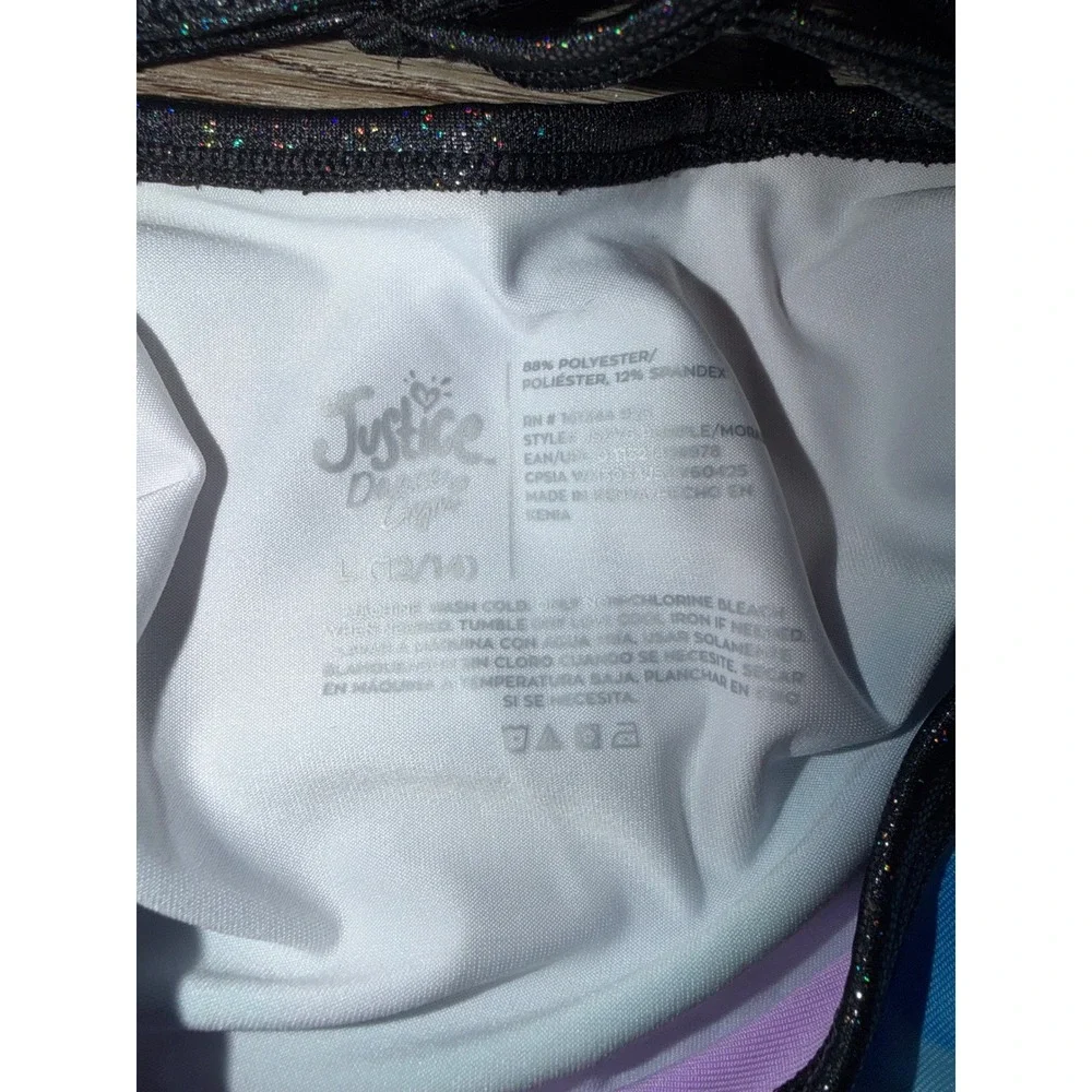 Girls Leotard with Scrunchie L 12/14